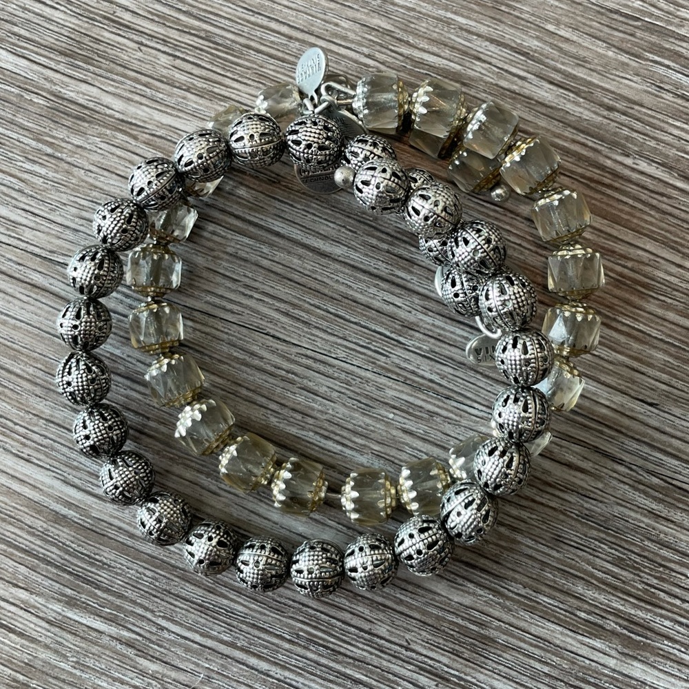 Alex and Ani beaded bracelets
